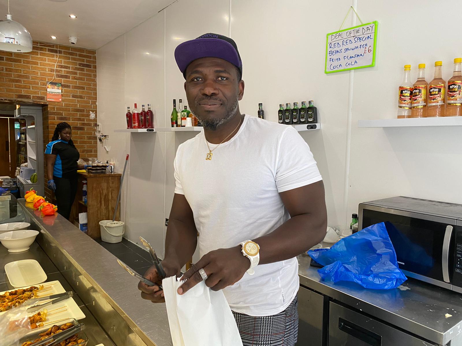 Waakye Joint 80 West Green Road, London N15 5NS. They sell Ghanian food and Nigerian and Ghanian beverages