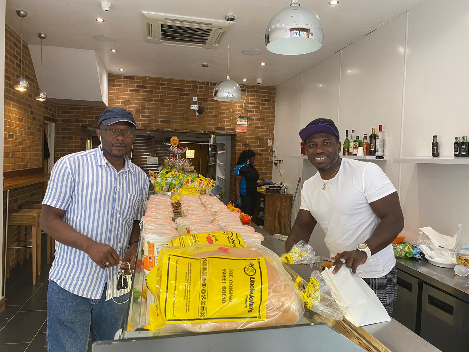 Cllr Adje visiting Waakye Joint